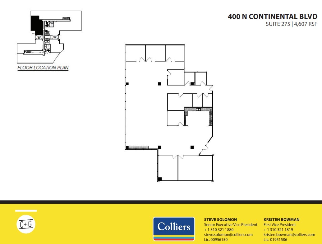 300 Continental Blvd, El Segundo, CA for lease Floor Plan- Image 1 of 1