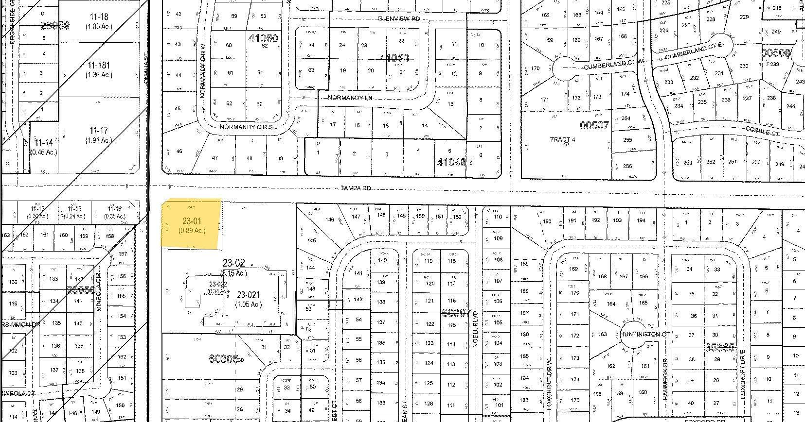 1300 Tampa Rd, Palm Harbor, FL for sale Plat Map- Image 1 of 1