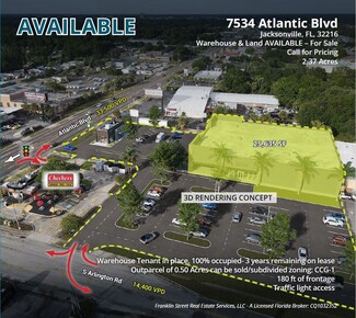 More details for 7534 Atlantic Blvd, Jacksonville, FL - Land for Sale