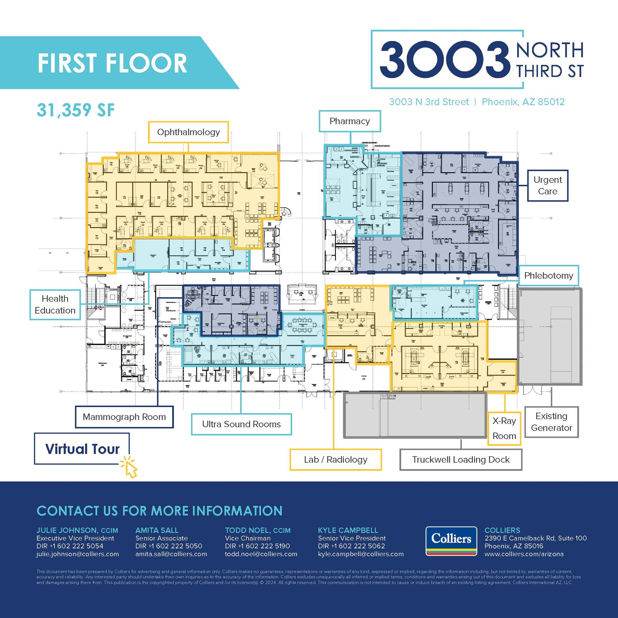 3003 N 3rd St, Phoenix, AZ for lease Floor Plan- Image 1 of 1