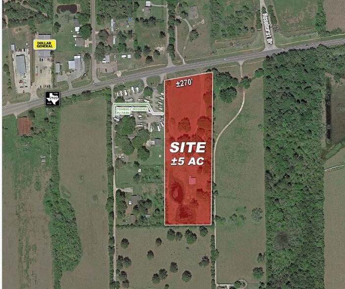 19603 FM 2920 Rd, Tomball, TX for sale - Aerial - Image 1 of 3