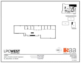 300 N Pacific Coast Hwy, El Segundo, CA for lease Floor Plan- Image 1 of 1