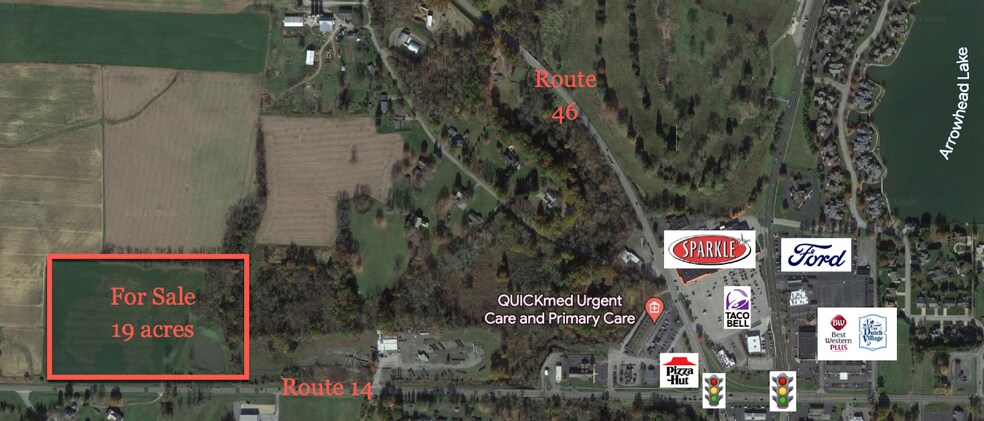 Salem Unity Rd, Columbiana, OH for sale - Aerial - Image 2 of 3