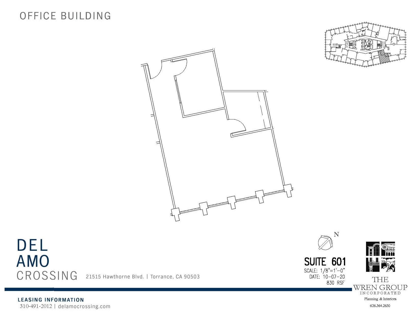 21515 Hawthorne Blvd, Torrance, CA for lease Floor Plan- Image 1 of 2