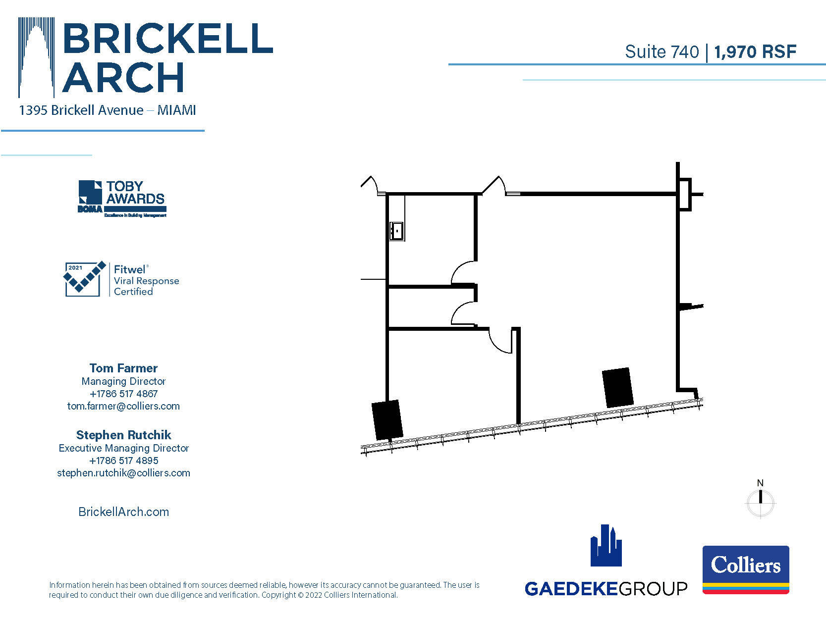 1395 Brickell Ave, Miami, FL for lease Floor Plan- Image 1 of 1