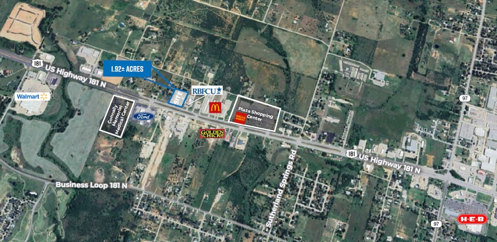 156-260 US Highway 181, Floresville, TX for sale - Building Photo - Image 1 of 1