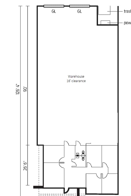825 N Shepard St, Anaheim, CA for lease Floor Plan- Image 1 of 2