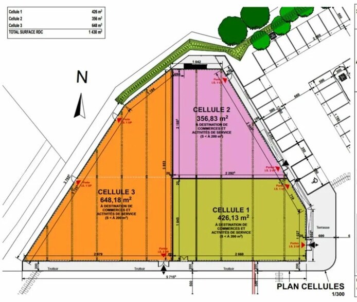 Retail in Merville for lease - Building Photo - Image 3 of 3