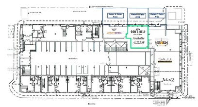 121 S Frances St, Sunnyvale, CA for lease Floor Plan- Image 1 of 1