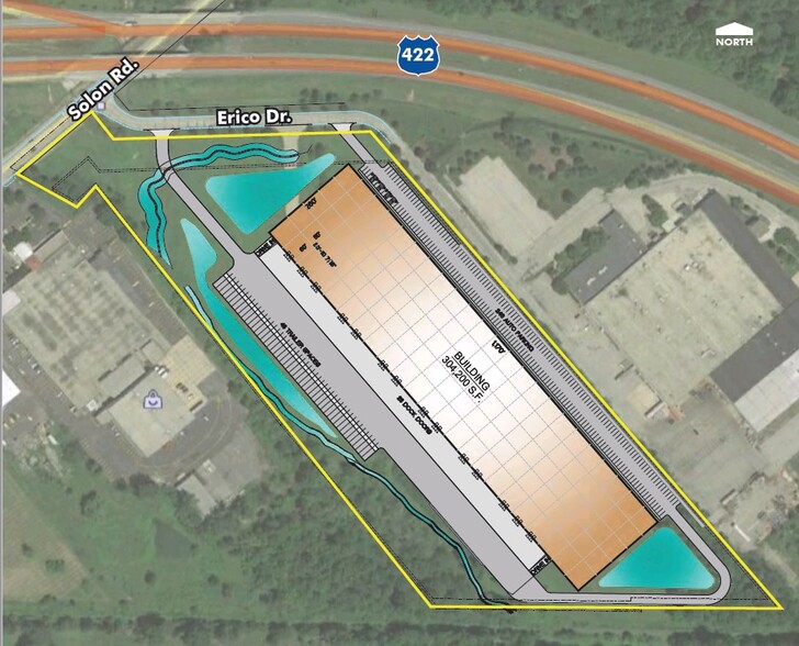 Erico Dr, Solon, OH for lease - Site Plan - Image 2 of 2