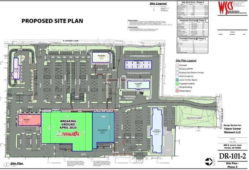 SEC Lovers Lane & Noble Ave., Visalia, CA for lease - Building Photo - Image 2 of 3