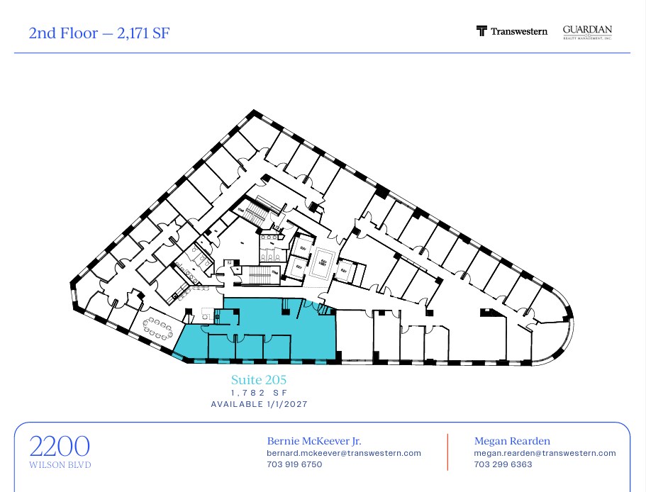 2200 Wilson Blvd, Arlington, VA for lease Floor Plan- Image 1 of 1