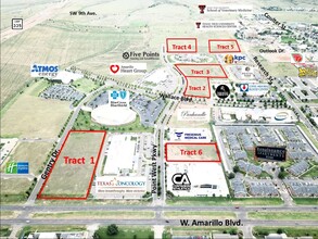 Outlook St, Amarillo, TX - aerial  map view - Image1