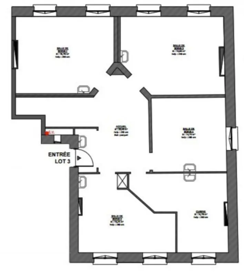Lyon, RHO 69003 - Unit Lot 1 -  - Floor Plan - Image 1 of 1