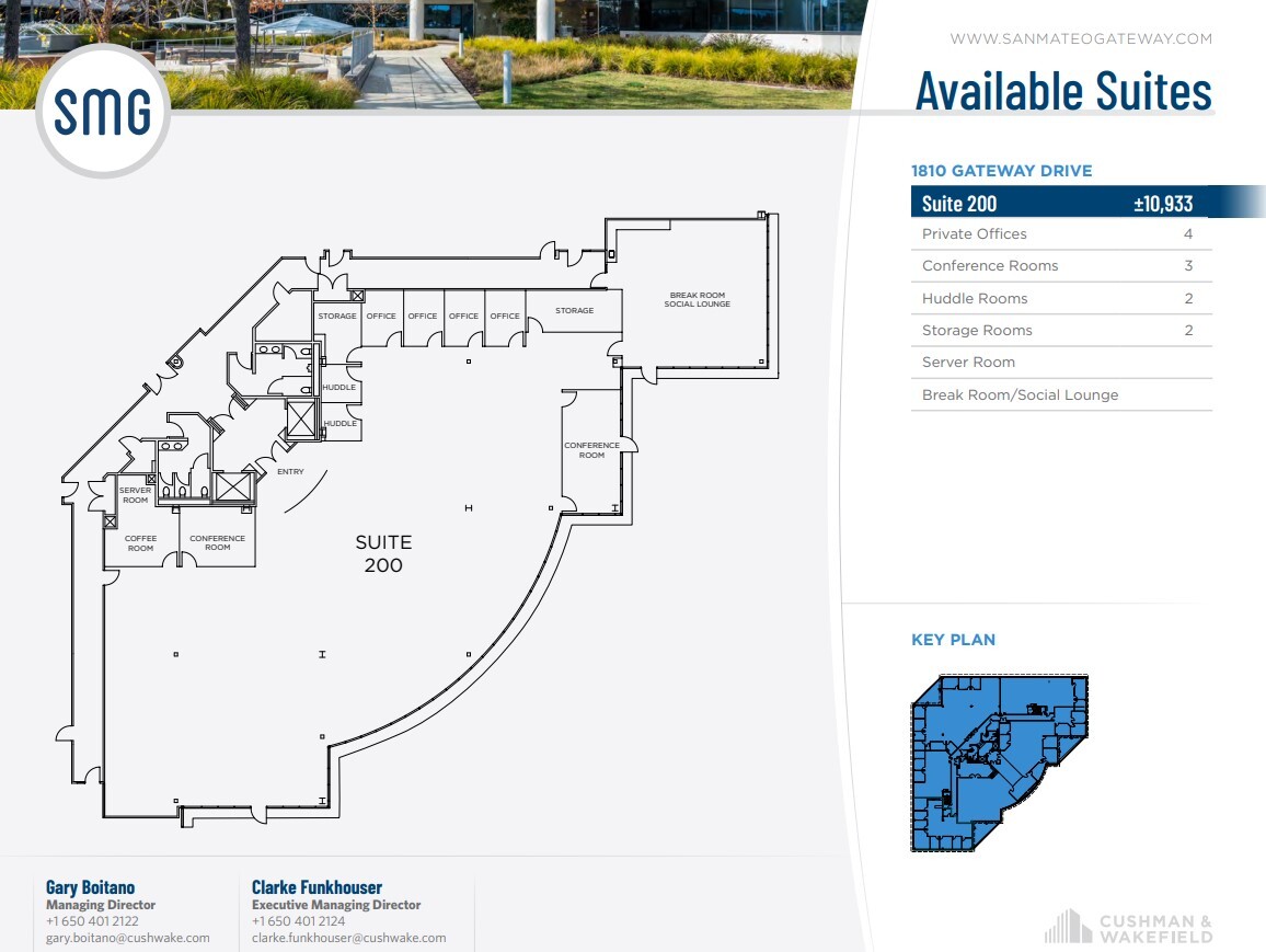 1800 Gateway Dr, San Mateo, CA for lease Floor Plan- Image 1 of 1