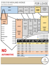 2130-2150 Highland Ave, Las Vegas, NV for lease Site Plan- Image 2 of 4