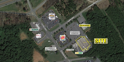 3027-3035 Centennial Blvd, Claremont, NC - AERIAL map view - Image1
