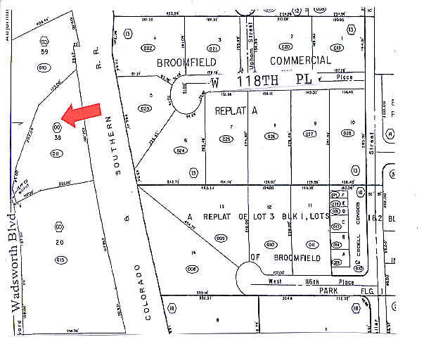 11730 Wadsworth Blvd, Broomfield, CO for sale - Plat Map - Image 3 of 4