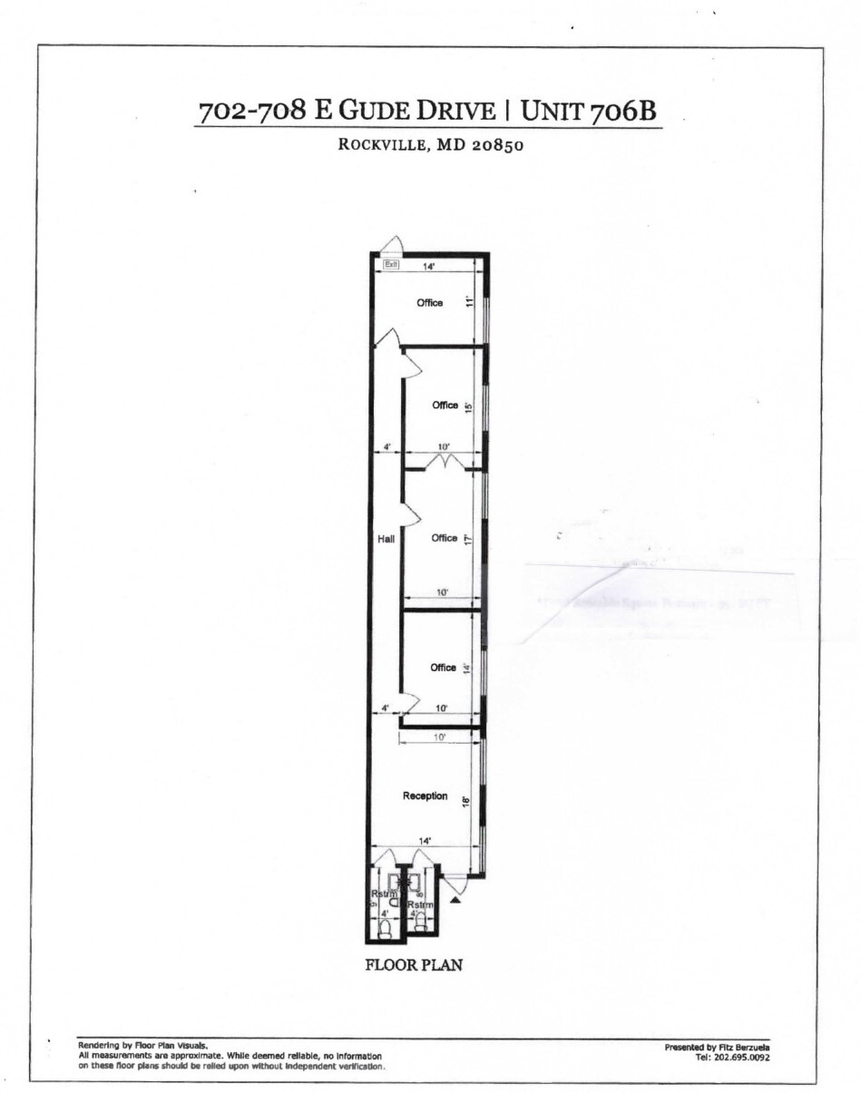 702-708 E Gude Dr, Rockville, MD for lease Floor Plan- Image 1 of 1