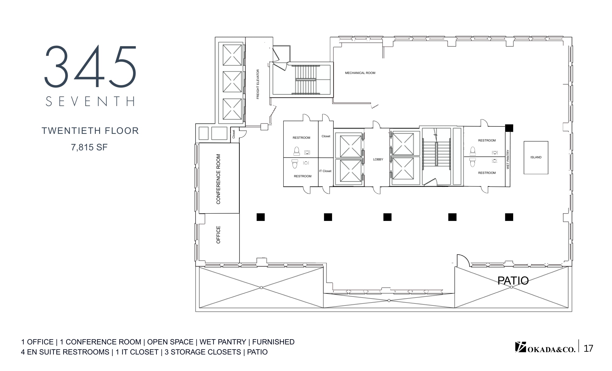 345 Seventh Ave, New York, NY for lease Floor Plan- Image 1 of 4