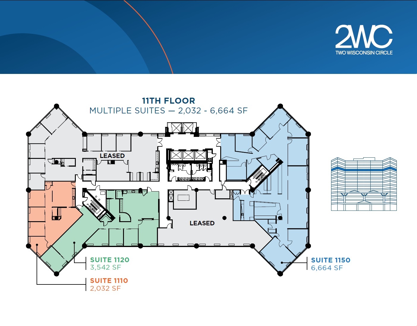 2 Wisconsin Cir, Chevy Chase, MD for lease Floor Plan- Image 1 of 1