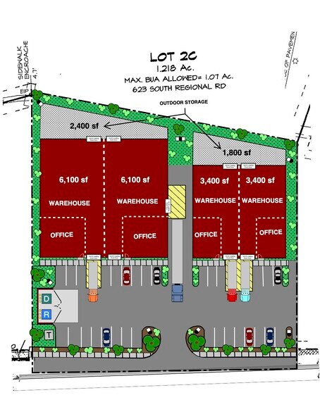 623 S Regional Rd, Greensboro, NC for lease - Site Plan - Image 1 of 1