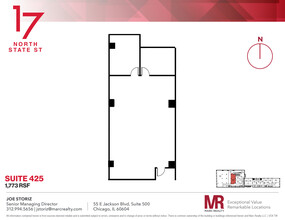 17 N State St, Chicago, IL for lease Floor Plan- Image 1 of 4