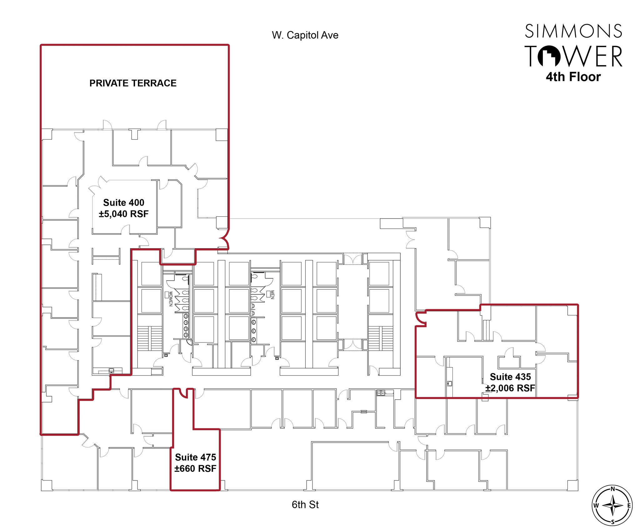 425 W Capitol Ave, Little Rock, AR for lease Floor Plan- Image 1 of 3