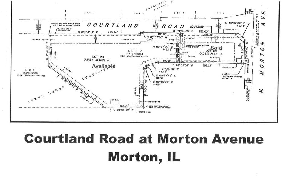 150 W Courtland, Morton, IL for lease - Plat Map - Image 3 of 3
