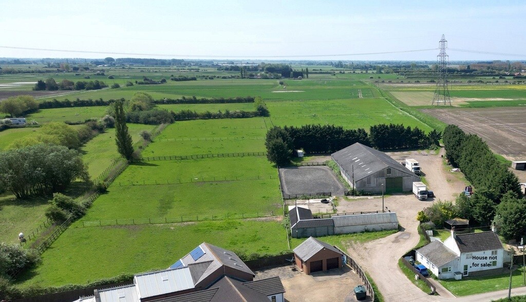 Weydyke Bank, Holbeach for sale Aerial- Image 1 of 9