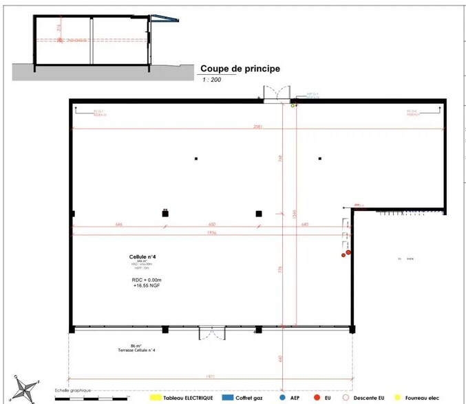 Retail in Vernon for sale - Floor Plan - Image 3 of 4