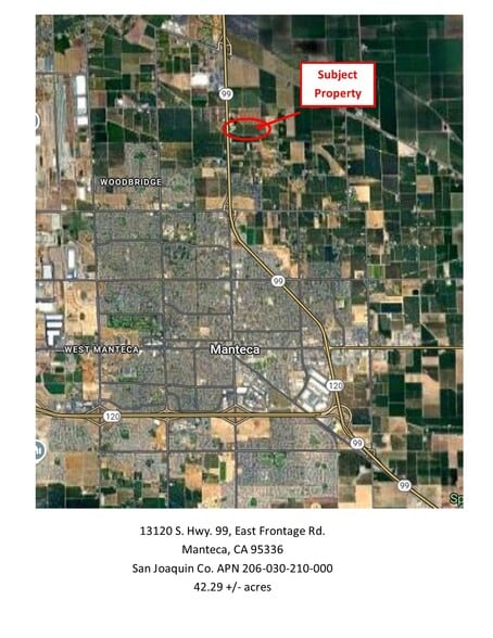 13120 S Highway 99, Manteca, CA for sale - Aerial - Image 1 of 19