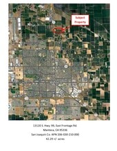 13120 S Highway 99, Manteca, CA - AERIAL  map view - Image1