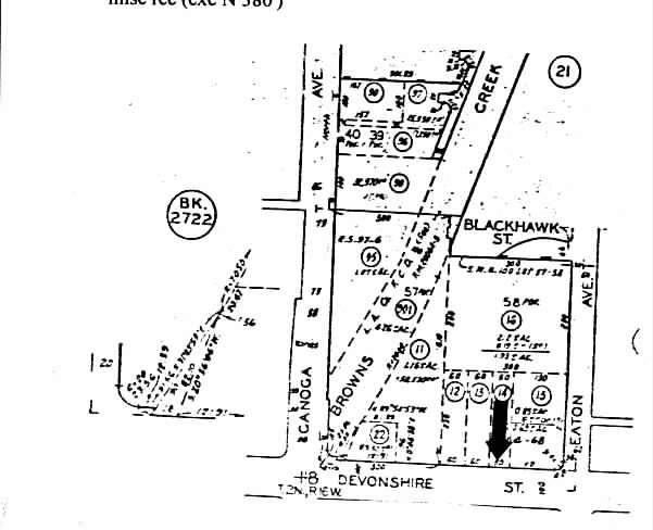 21317 Devonshire St, Chatsworth, CA for lease - Plat Map - Image 2 of 3