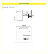 3510 Route 46, Parsippany, NJ for lease Floor Plan- Image 1 of 2