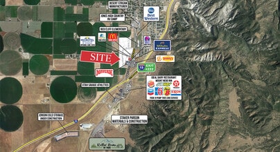 1542 S Main St, Nephi, UT - AERIAL  map view