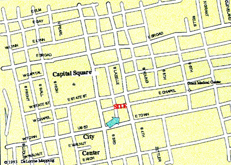 140 E Town St, Columbus, OH for lease - Site Plan - Image 2 of 8