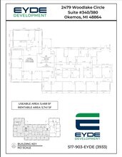 2479 Woodlake Cir, Okemos, MI for lease Floor Plan- Image 1 of 1