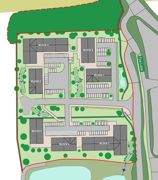 Tye Ln, Colchester for sale - Site Plan - Image 2 of 2