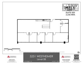 5251 Westheimer Rd, Houston, TX for lease Floor Plan- Image 2 of 6