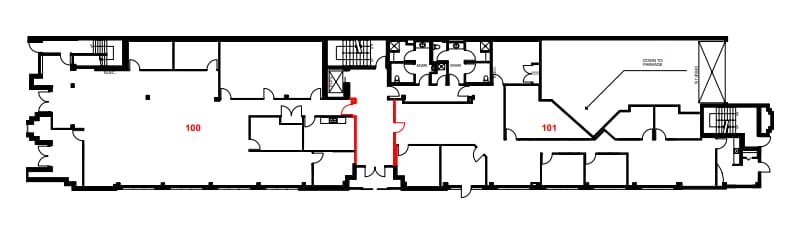 836 Yates St, Victoria, BC for lease Floor Plan- Image 1 of 1