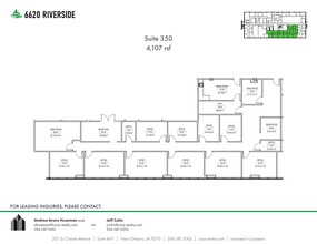 6660 Riverside Dr, Metairie, LA for lease Site Plan- Image 1 of 1