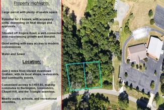 1919 Rogers Rd, Graham, NC - AERIAL  map view - Image1