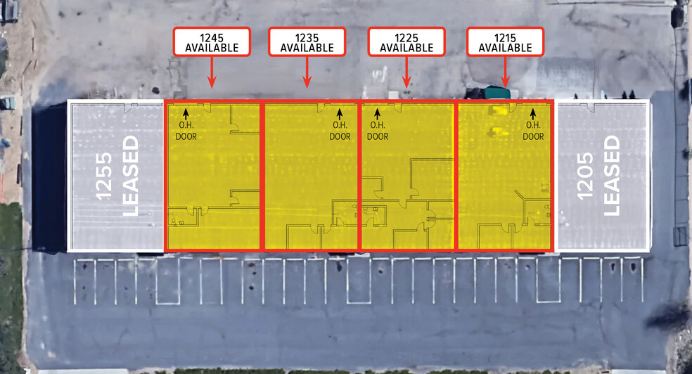 1205-1255 Paonia St, Colorado Springs, CO for lease - Site Plan - Image 2 of 8