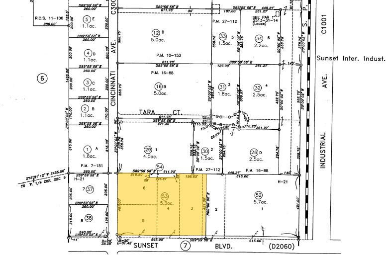 3735 Cincinnati Ave, Rocklin, CA for lease - Plat Map - Image 2 of 7