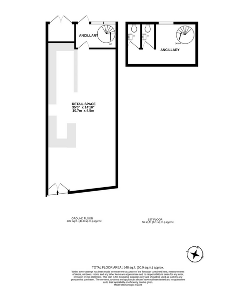 4 Cambridge St, Farnham for lease - Floor Plan - Image 3 of 3