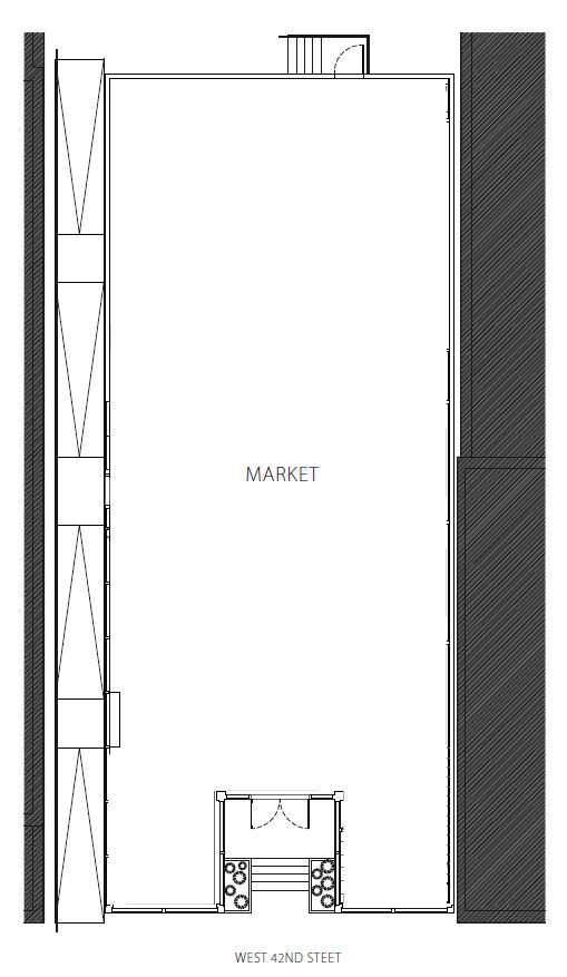 635 W 42nd St, New York, NY 10036 - Unit RETAIL -  - Floor Plan - Image 1 of 1