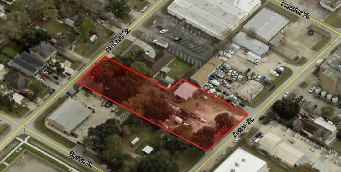 14135 Packard St, Houston, TX for sale Aerial- Image 1 of 4
