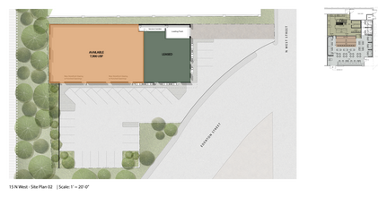 15 N West St, Raleigh, NC for lease Site Plan- Image 1 of 3