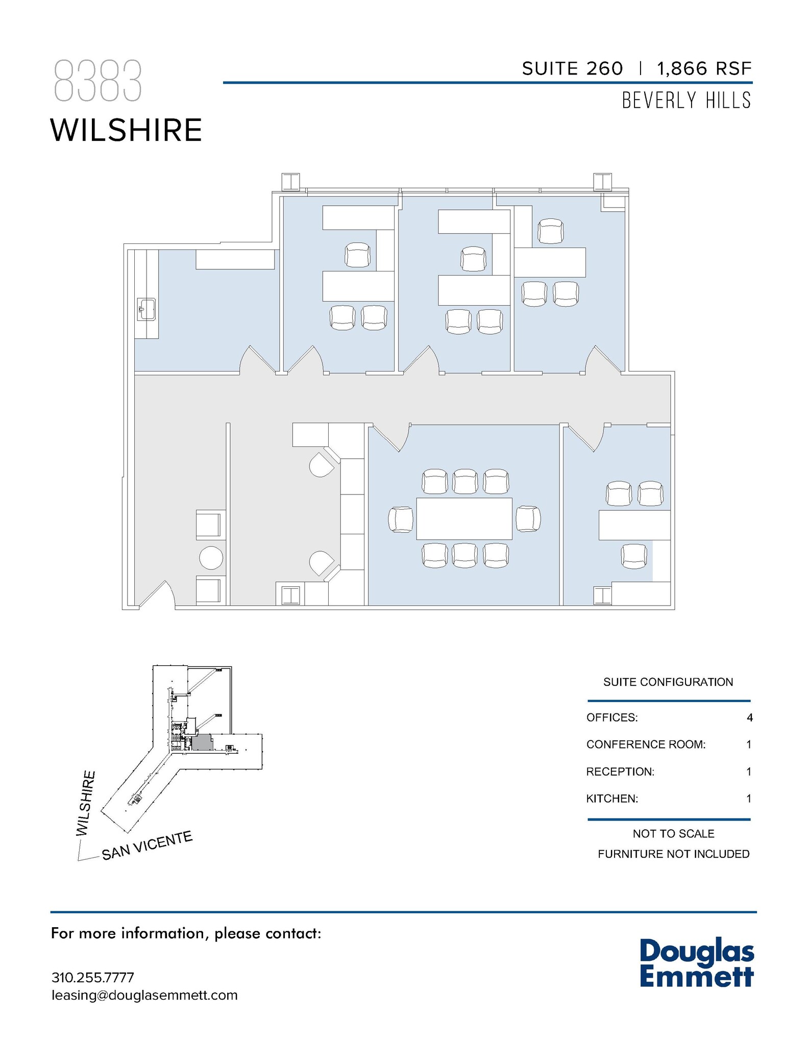 8383 Wilshire Blvd, Beverly Hills, CA for lease Floor Plan- Image 1 of 1